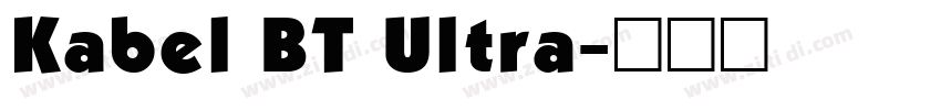 Kabel BT Ultra字体转换